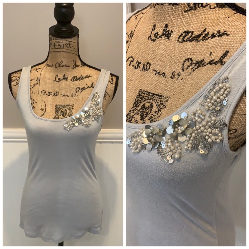 ⭐️ 7 for $25 ⭐️ Sequin Beaded Tank